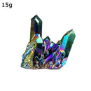 Rainbow Titanium Cluster Mineral Specimen Healing Natural Quartz Stone Y0R7