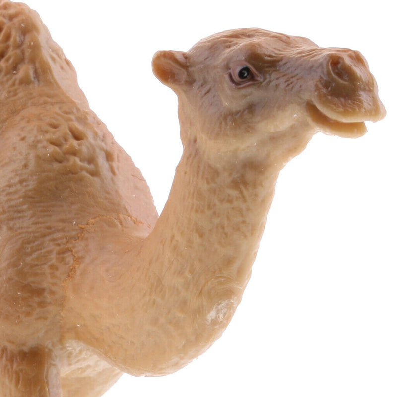 2Pcs Wild Animals Figures Camel Giraffe Playset Home Garden Ornaments Kids