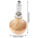 Jewelers Pin Vise Vice Wooden Handle Twisting Wire Wrapping Drill KitB uW