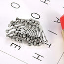 Novelty Glitter Earrings Women Rhinestone Geometric Ear Stud Jewelry Gift