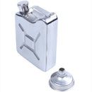 Mini Stainless Steel 5oz Hip Flask Liquor Whiskey Alcohol Fuel Gas Gasoline
