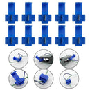 50Pcs Lock Wire Electrical Cable Connector Quick Splice Terminals Connect- OZ