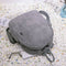 Preppy Chic Casual Women Corduroy Backpack Simple School Travel Bag(Gray)