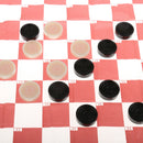 Drafts Game 10x10 Square Portable International Checkers 40