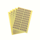 100pcs Hand made with love Seal Stickers for DIY Gift Cookie Packaging Labels ME