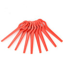 20pcs Plastic Grass Trimmer Blades Mower Replacement Trim Fast Switchblades Set