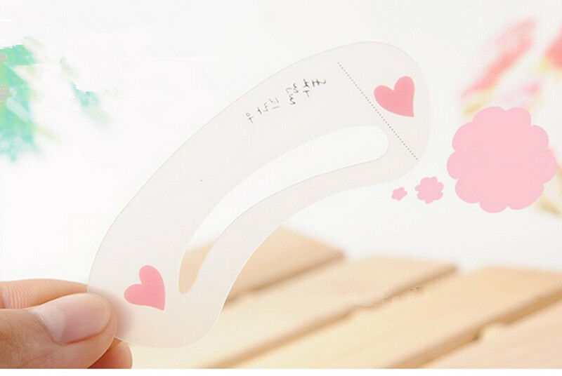 Grooming Shaping Assistant Template Eyebrow Drawing Card Brow Make-Up StencNMTE