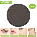 12PCS Makeup Removal Cotton Pad Reusable Bamboo Fiber Pads for Face Eye