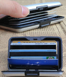 Business ID Name Credit Card Wallet Holder Aluminum Metal Case Box Waterpro