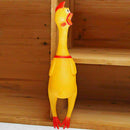 Squeeze Shrilling Screaming Rubber Chicken Pet Dog Bite Chew Gift Squeaker