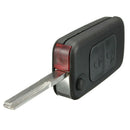2 Button Flip Remote Key Case HU64 Blade FOB For Mercedes Benz A C E S W168 D8T6