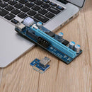 PCI-E 1x to 16x Mining Enhanced Extender Riser Adapter with 4/6/15Pin Port