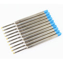10 Ballpoint Pen Ink Refill Smooth Blue Medium Nib Smooth 0.7mm for Parker G0I1