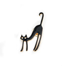 Fashion Jewelry Enamel Cute Cat Collar Brooch Pin Women Party Gift Black