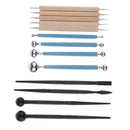 13x Polymer Clay Pottery Sculpting Dotting Ball Stylus Dotting Tools Craft