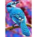 Full Round Drill Diamond Painting DIY Blue Bird Mosaic Rhinestone Picture