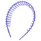 10pcs Colorful Plastic Wave Narrow Alice Hair Band Headband Hair Accessories