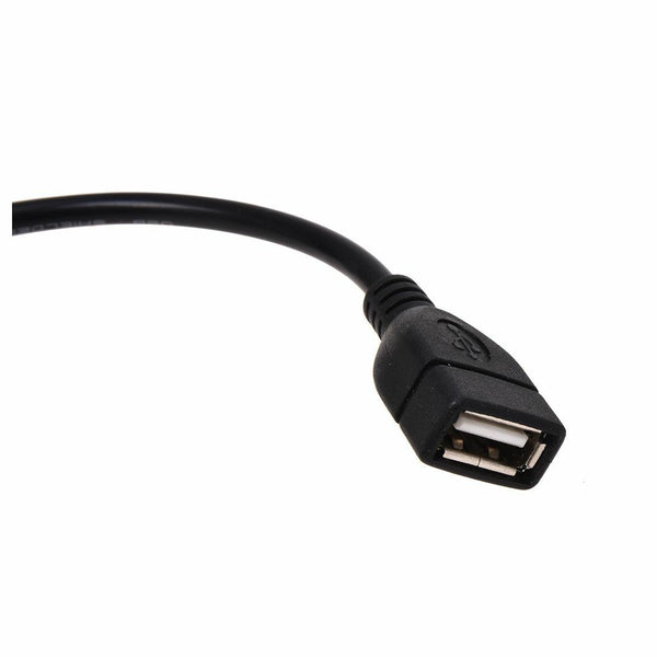Black Micro OTG Cable for Nexus 5/7/10 Moto G/X Galaxy S6 Edge/S5/S4P3T6