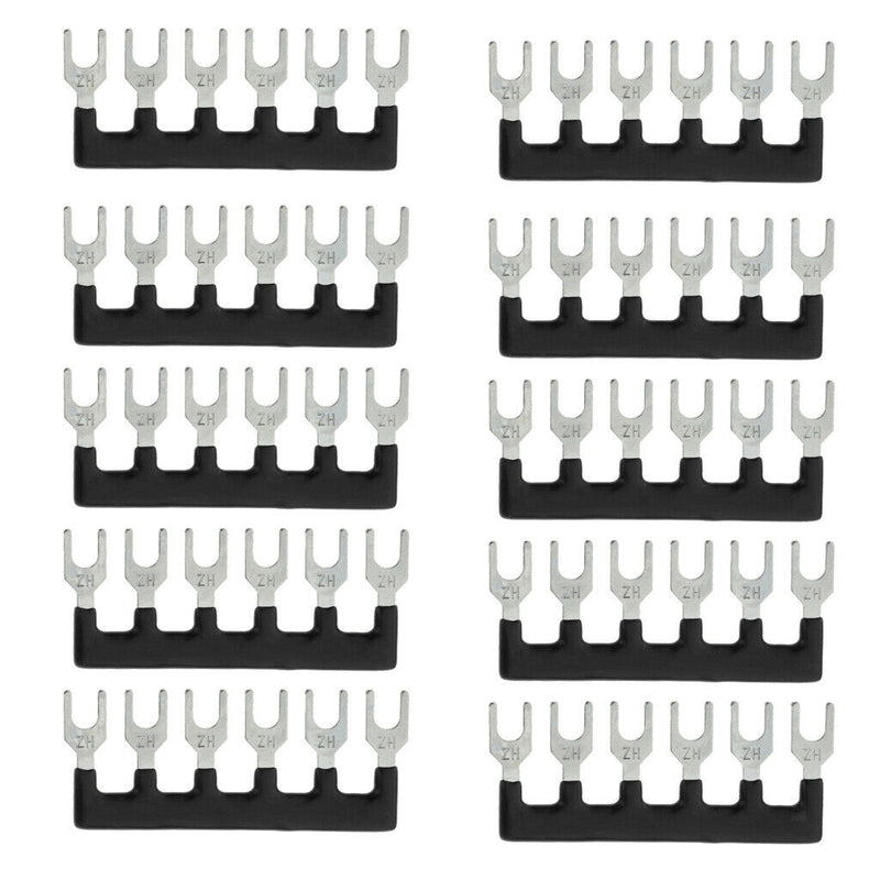 20 Pcs 6-position Fork Pre-insulated Terminal Block Terminal Block