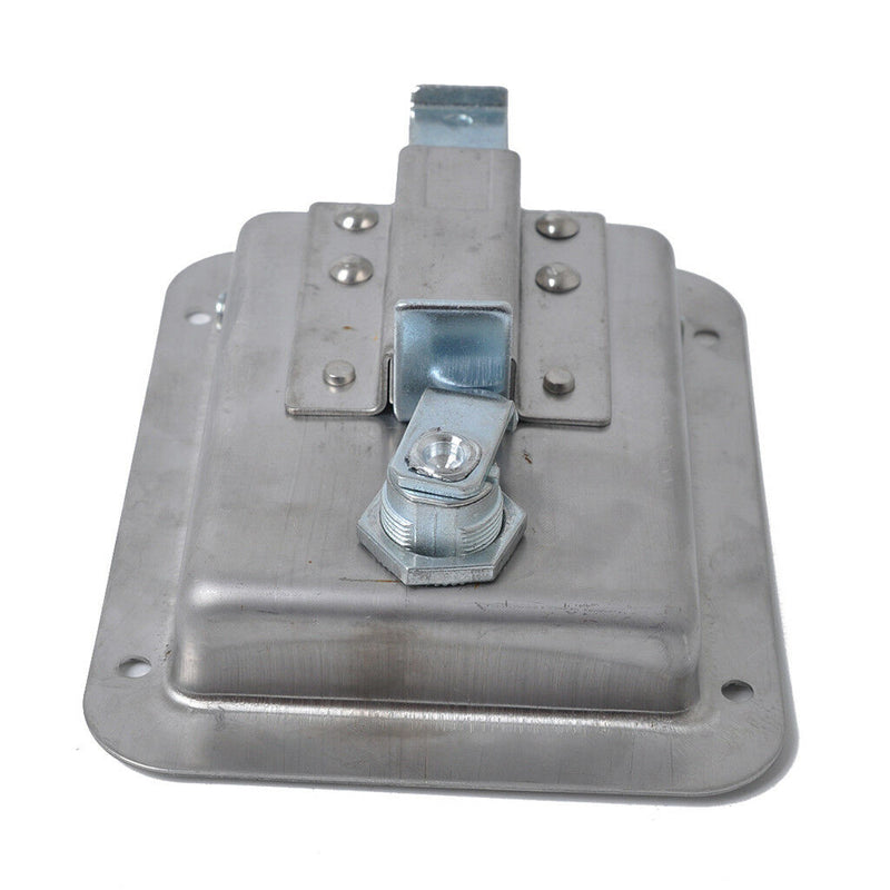 Marine Stainless Steel Paddle Latch Truck Tool Box Doors Lock Latch & Key