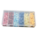 120PCS Nylon Wire Terminal Insulated Crimp T shape with Brass Conductor
