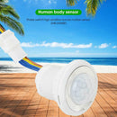 Closet PIR Sensor Detector Smart Switch 85-265V LED Infrared Motion Sensor