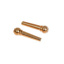 6Pcs Brass Bridge Pins for Acoustic Guitar - Golden U7X9