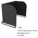 L121mm FPV Phone Tablet Monitor Hood Sunshade for DJI Phantom 4 Pro+ Drone RC