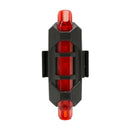Red Bike Tail Light Rechargeable Usb Led Taillight Mtb Warning Bicycle Fron T3X7
