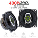 4 Inch 400W Car Coaxial Speaker Speaker Automatic Audio Music Stereo Audio