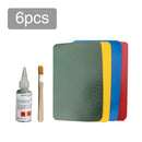 Patch Canoe Boat Kit Kayak 4PCS PVC Inflatable for Raft Glue Tools Set Repair