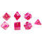 7Pcs Polyhedral Dice Set for  DND D&D MTG RPG Games B