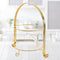 2 Tiers Easy Install Living Room Bowl Home Hotel Fruit Tray Storage Holder