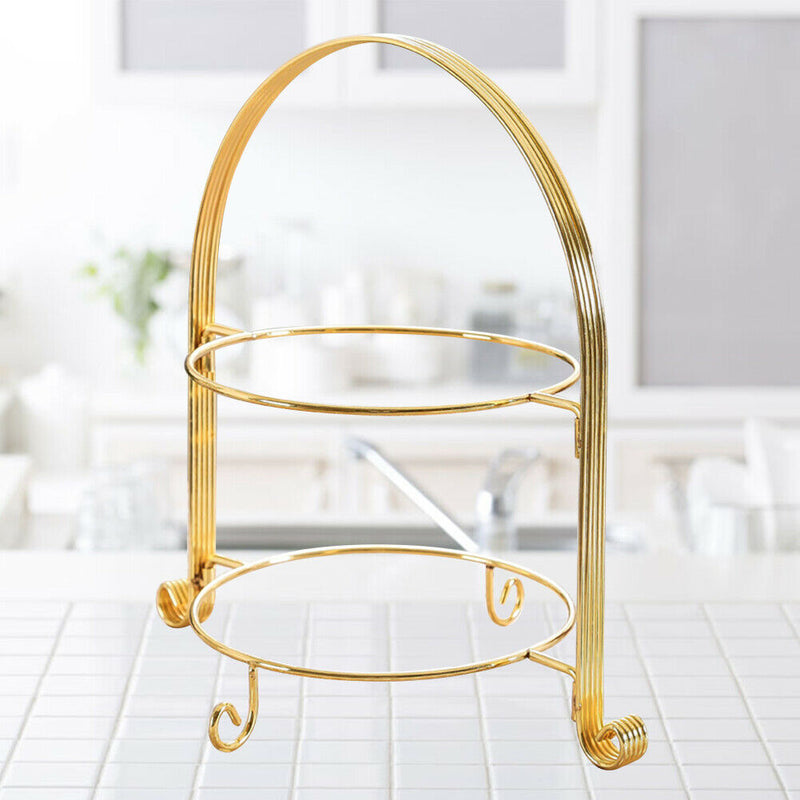 2 Tiers Easy Install Living Room Bowl Home Hotel Fruit Tray Storage Holder