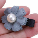 6Pcs Cute Baby Girls Hair Clips Handmade Fabric Bowknot Crown Hairpins Todd D8D4