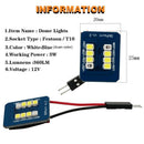 20X White Blue T10 2835 8 Smd Led Panel Canbus Car Auto Interior Reading Ma