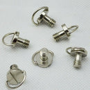 1/4" Slotted Round Flat Head Screw D-Ring F Camera Tripod Quick Release Plate X