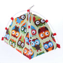 2Size Bird Nest House Bed, Parrot Hamster Habitat Cave Hanging Tent