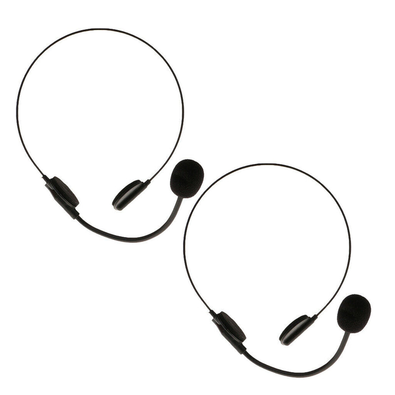 2 Piece Fancy Dress Holiday Party Microphone Headsets Mic Costume Adults Toys