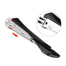 Nail Clipper with Catcher - Stainless Steel Curved Fingernail and Toenail C