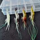 7pcs/Set Lifelike Luminous Shrimp Lures Bait New