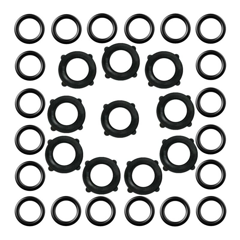 Garden Hose Washers Rubber Washers Seals, Self Locking Tabs Keep Washer Fir