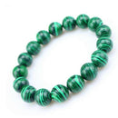 10mm Natural Tibetan Green Malachite Buddhist Buddha Prayer Beads Mala Bracelet