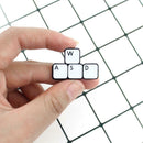 Retro Letters Keyboard Pin Brooches Creative Badges Unisex Jewelry Gifts