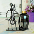 2pcs Pen Holder Pencil Pot Metal Stand Stationery Office Decor Violin+Cello