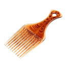 1pcs Afro Hair Combs Plastic Wide Tooth African Pik Comb Wig Detangle Brushes