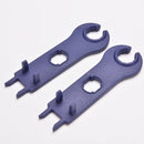 1Pair MC4 PV DIY PV Solar Panel Connector Spanner Blue Wrench Disconnect Tool JR