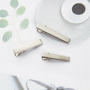 50pcs Hair Clips Flat Metal Single Prong Alligator Barrette Bow DIY Styling