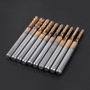 10pcs 1.5mm-3.175mm Carbide End Mill Engraving Bits For CNC Rotary Burrs