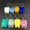 5Pcs Dental Oral Health Hygiene Floss Key Ring Keychain Random Colourful 15M